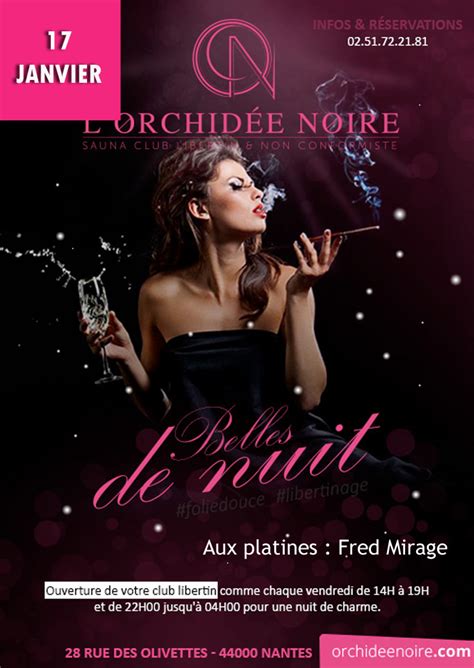 femme libertine nantes|Orchidee noire